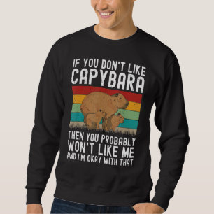 Sweatshirt Capybara Lover Cute Capibara Rodent Amoureux des a