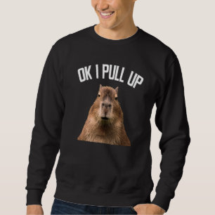 Sweatshirt Capybara Ok je monte Rongeur Capybara Femmes Homme