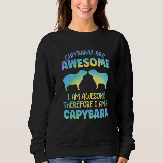 Sweatshirt Capybara Outfit for Capybara Lovers Apparel Women  (Devant)
