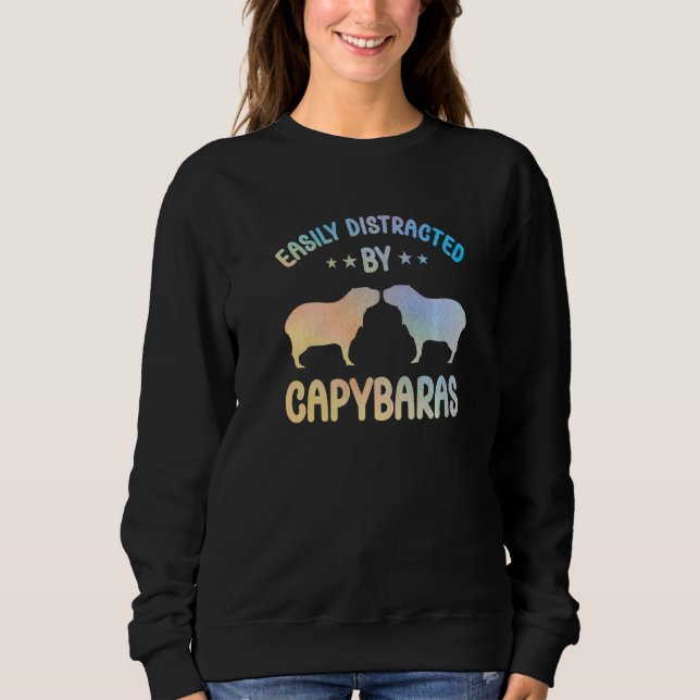 Sweatshirt Capybara Outfit for Capybara Lovers Apparel Women  (Devant)