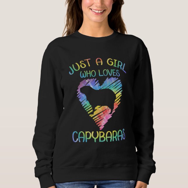 Sweatshirt Capybara Outfit for Capybara Lovers Apparel Women  (Devant)