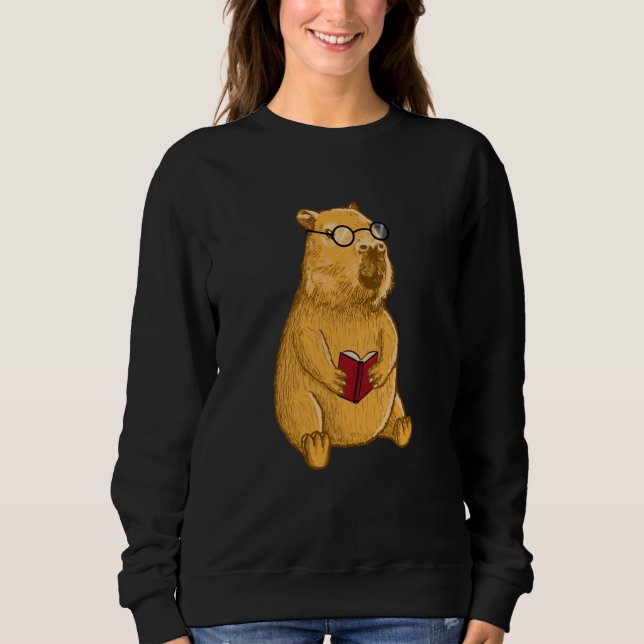 Sweatshirt Capybara with Glasses (Devant)