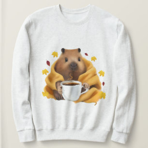 Sweatshirt CapyBarri dans une couverture confortable se déten