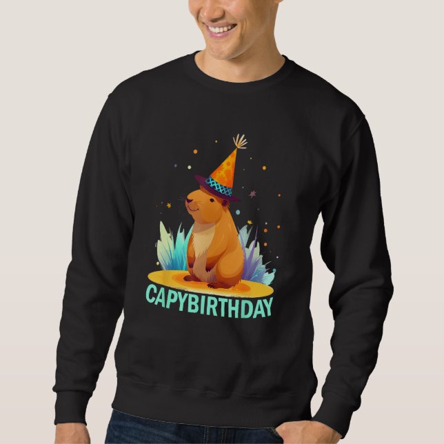 Sweatshirt Capybirthday Birthday Capybara 1 (Devant)