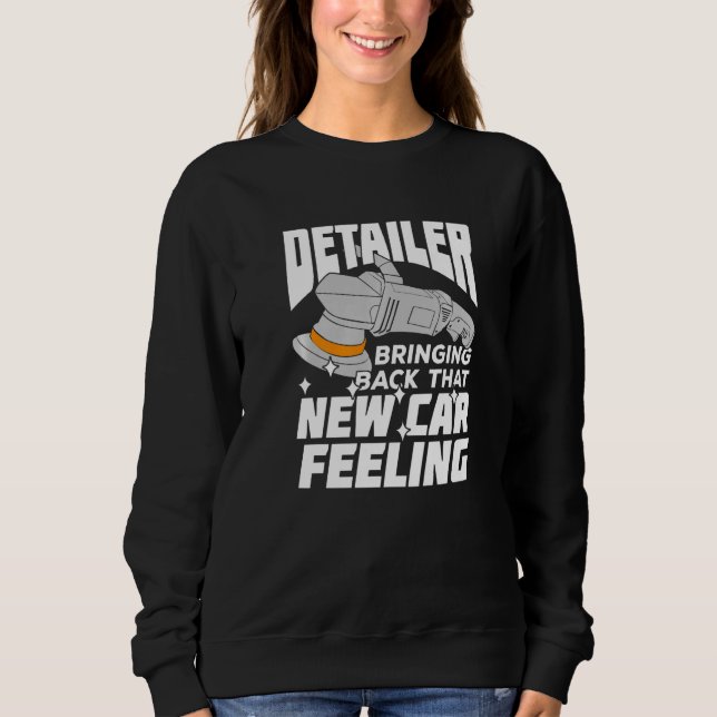 Sweatshirt Car Auto Detailing Design for an Automotive Detail (Devant)