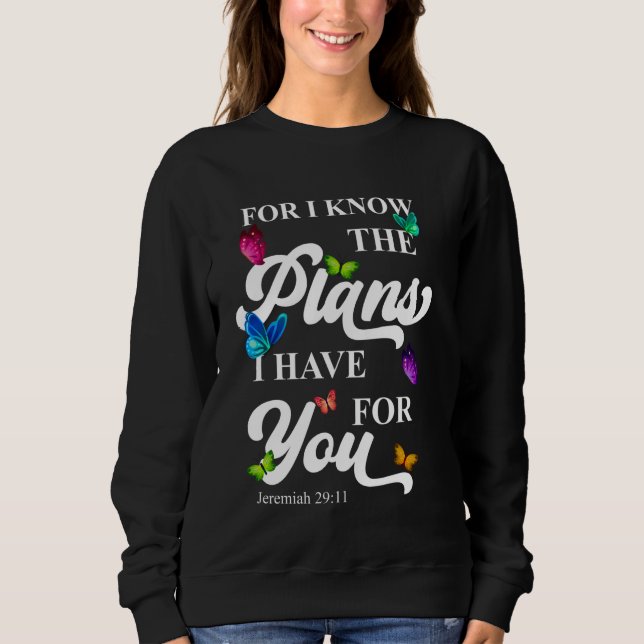 Sweatshirt Car je connais les plans que j'ai pour vous Tee Bi (Devant)