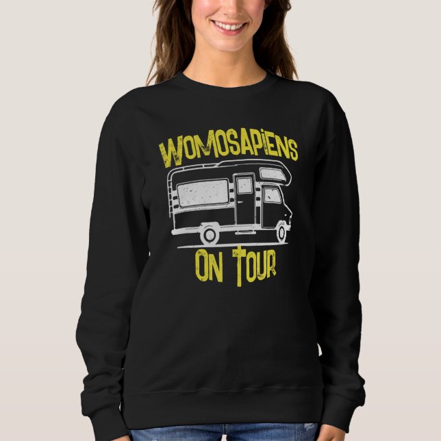 Sweatshirt Caravan Camping Mobil I Aventure Vacances (Devant)