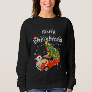 Sweatshirt Caravane de dragon roulé Rouge Camion Pyjama de No