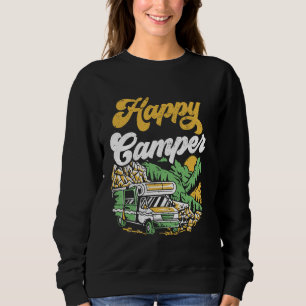 Sweatshirt Caravane Rétro Camping-car Caravane Rv Remorque Jo