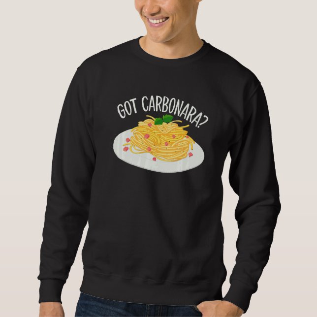 Sweatshirt Carbonara italien Carbonara Pasta (Devant)