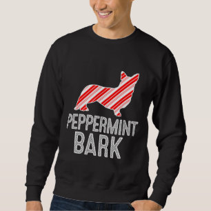 Sweatshirt Cardigan Welsh Corgi Pepperment Bark Christmas Chi