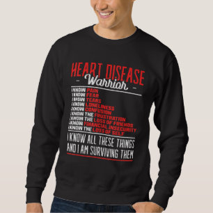 Sweatshirt Cardiologue guerrier de maladies cardiaques
