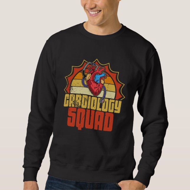 Sweatshirt Cardiology Cardiologist Cardiograph Nurse Professi (Devant)