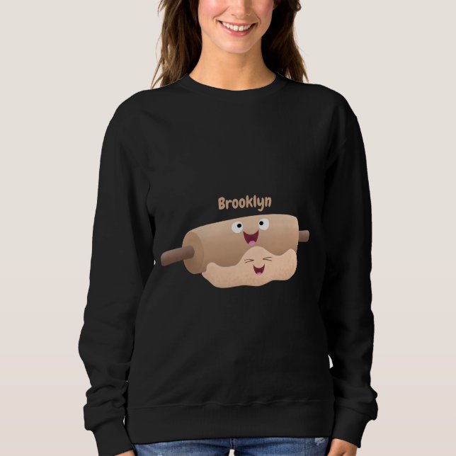 Sweatshirt Caricature à pâte molle et à pâte molle (Devant)