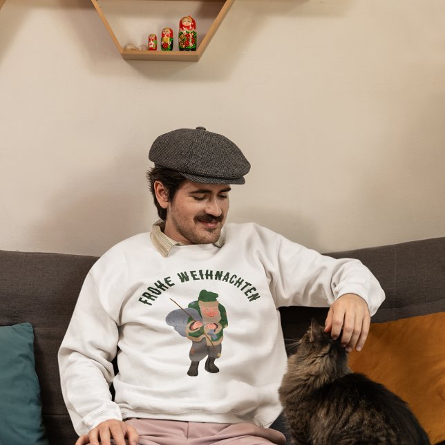 Sweatshirt Caricature Belsnickel Noël personnalisé (Créateur téléchargé)
