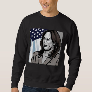 Sweatshirt Caricature de Kamala Harris Political
