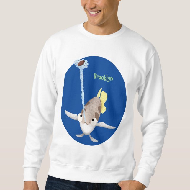 Sweatshirt Caricature de Tir à l'arc (Devant)