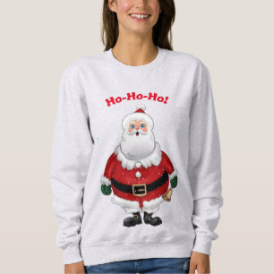Sweatshirt Caricature du Père Noël Rouge