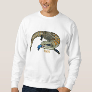 Sweatshirt Caricature en bleu
