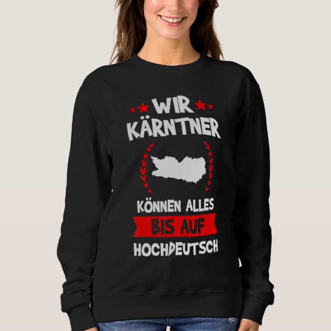 Sweatshirt Carinthia Kärtner Autriche (Devant)