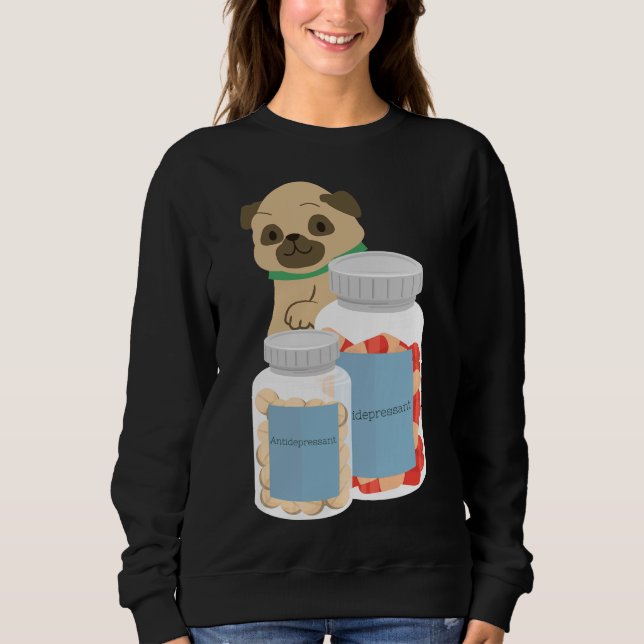 Sweatshirt Carlin antidépresseur T-shirt classique 882 (Devant)