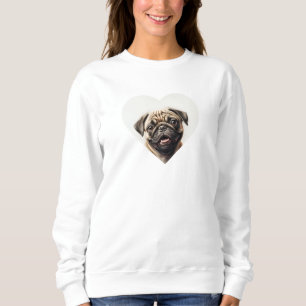 Sweatshirt Carlin chien Amoureux des chiens Best Dog Maman Jo