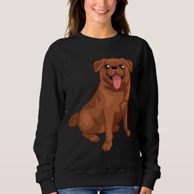 Sweatshirt Carlin Chocolat Conception T-shirt classique 4 (Devant)