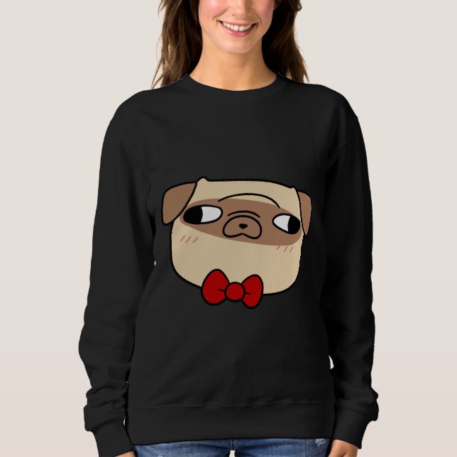 Sweatshirt Carlin Cravate Bow Face T-shirt classique 598 (Devant)