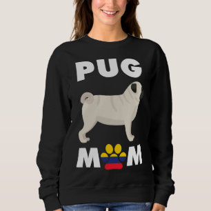 Sweatshirt Carlin de chien colombien Maman Essential T-Shirt