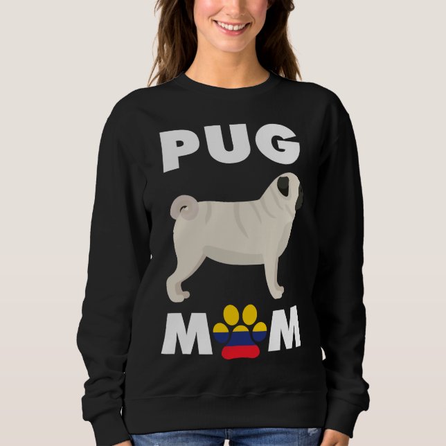 Sweatshirt Carlin de chien colombien Maman Essential T-Shirt  (Devant)