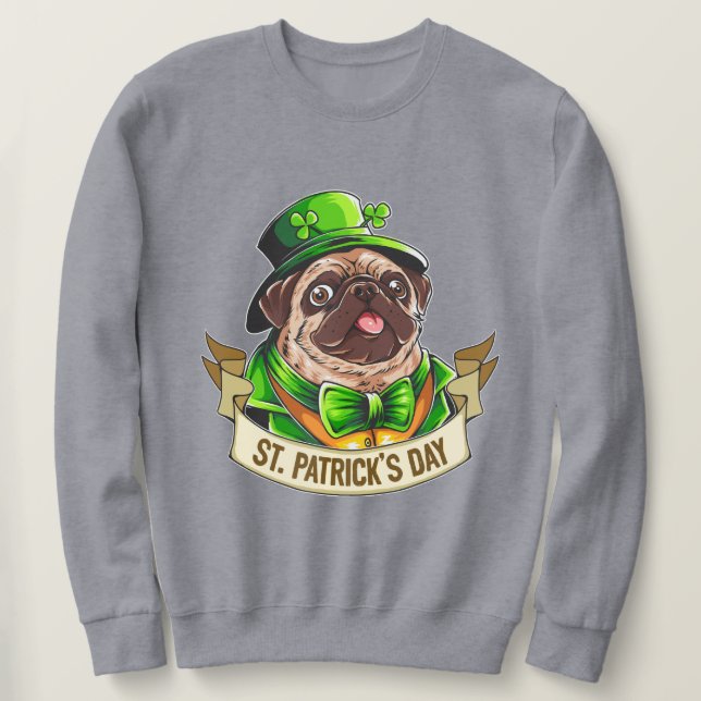 Sweatshirt Carlin de la Saint Patrick (Design devant)
