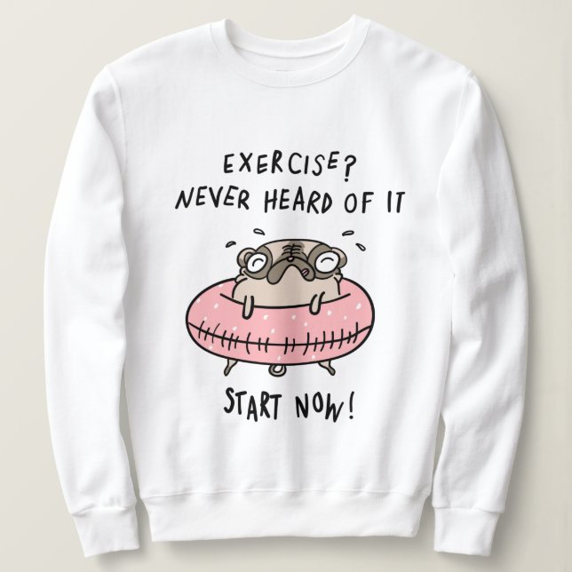Sweatshirt Carlin d'exercice (Design devant)