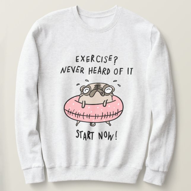 Sweatshirt Carlin d'exercice (Design devant)