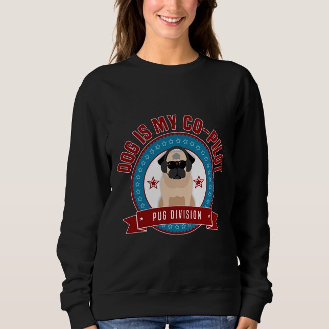 Sweatshirt Carlin Est Mon Copilote Classique T-Shirt 346 (Devant)