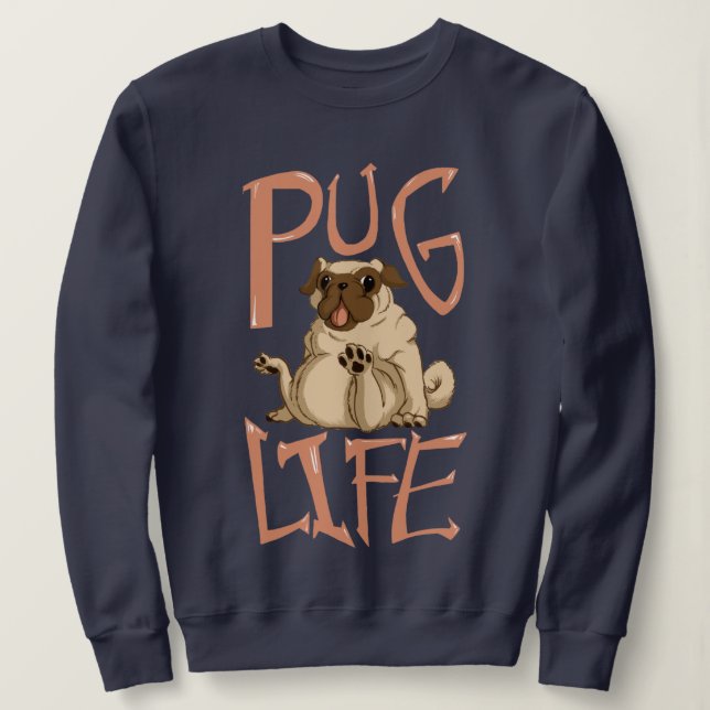 Sweatshirt Carlin gras mou (Design devant)