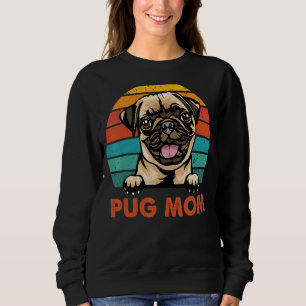Sweatshirt Carlin Maman Maman Mama Mignonne Chien Maman Fille