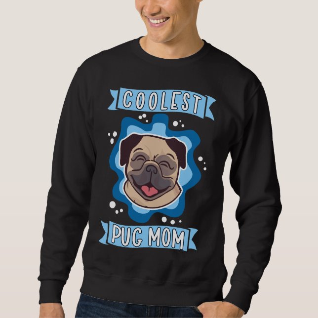 Sweatshirt Carlin Maman Propriétaire de chien Carlin T-shirt  (Devant)