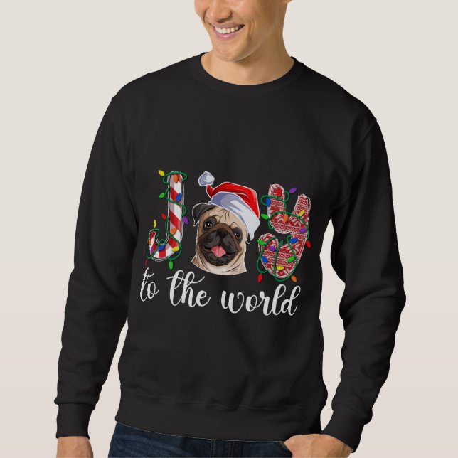 Sweatshirt Carlin Noël Carlin Noël Carlin de fête (Devant)
