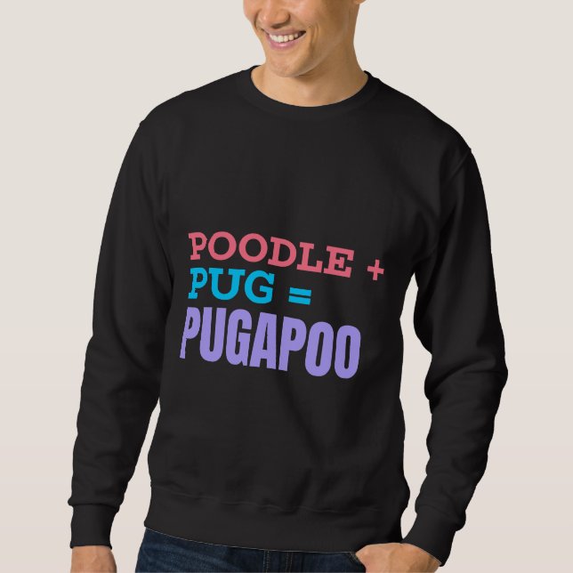 Sweatshirt Carlin Poodle Mix Définition T-shirt classique 552 (Devant)