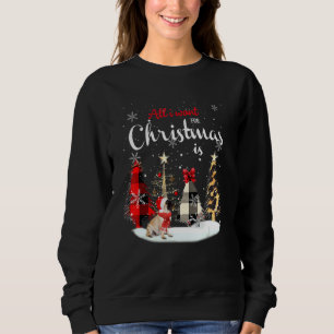 Sweatshirt Carlin Tout Ce Que Je Veux Pour Noël C'Est Chiens