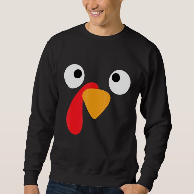 Sweatshirt Carnaval Carnaval Poulet Coq Dinde (Devant)
