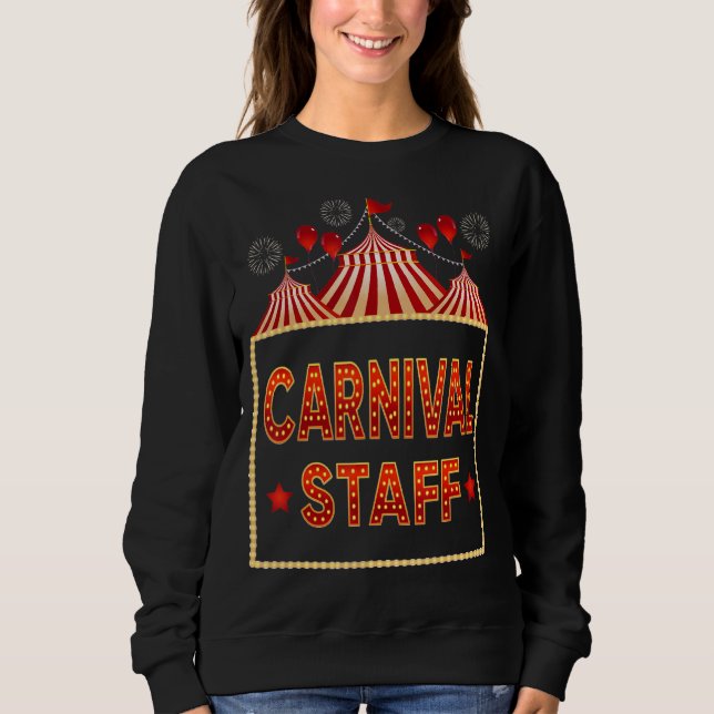 Sweatshirt Carnaval Personnel Cool Cirque Thème Citation Carn (Devant)