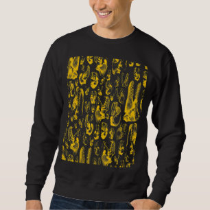 Sweatshirt Carnivore Abstrait animal sauvage Vintage crâne Pa