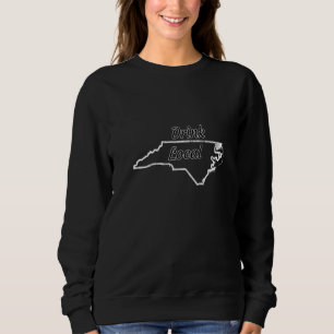Sweatshirt Carolina du Nord en détresse Boire local