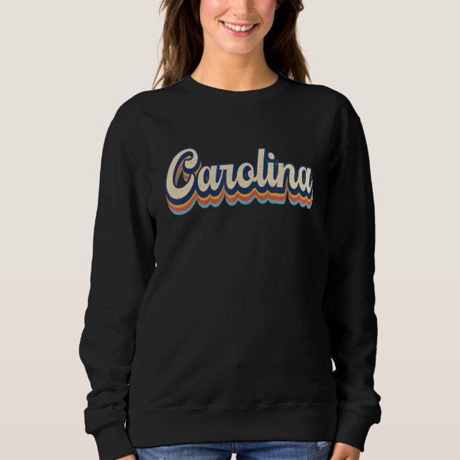Sweatshirt Carolina Retro Vacation Trip Family Reunion Matchi (Devant)