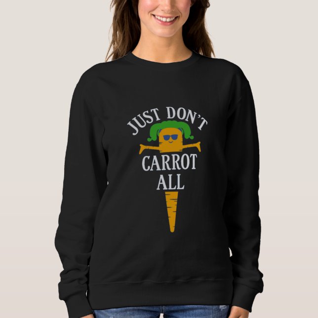 Sweatshirt Carotte miaou (Devant)