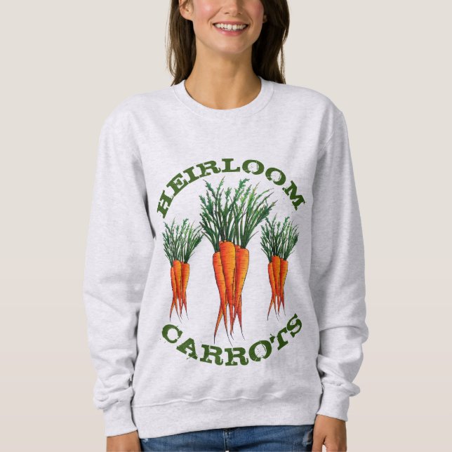 Sweatshirt Carottes de l'Héirloom Veggie Garden Jardinage (Devant)