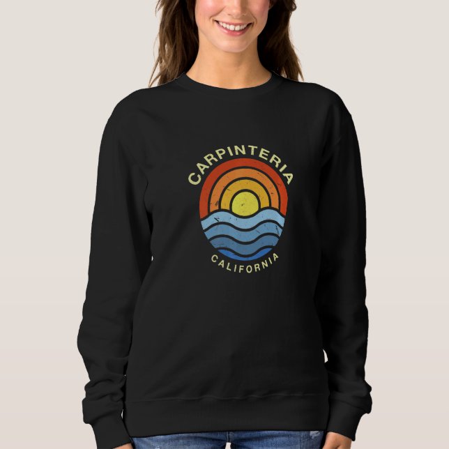 Sweatshirt Carpinteria Californie Ca Summer Us Villes Tropica (Devant)
