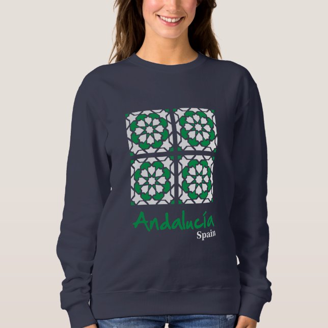 Sweatshirt Carreaux Andalous 2 (Devant)