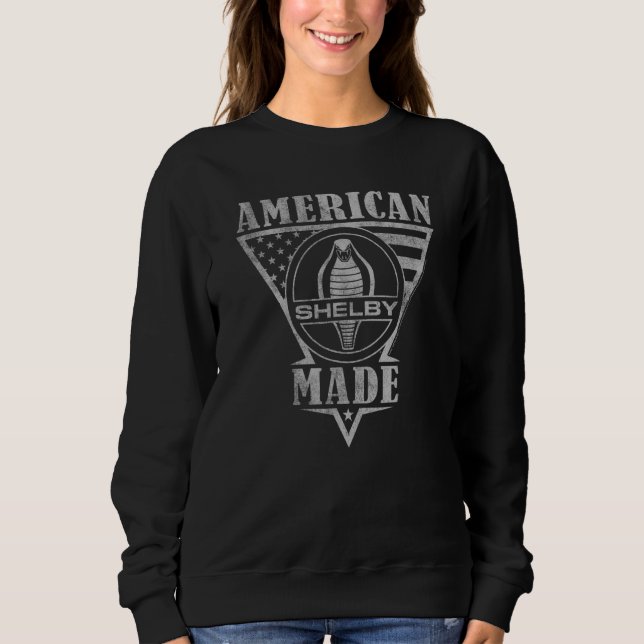 Sweatshirt Carroll Shelby American Made Flag (Devant)
